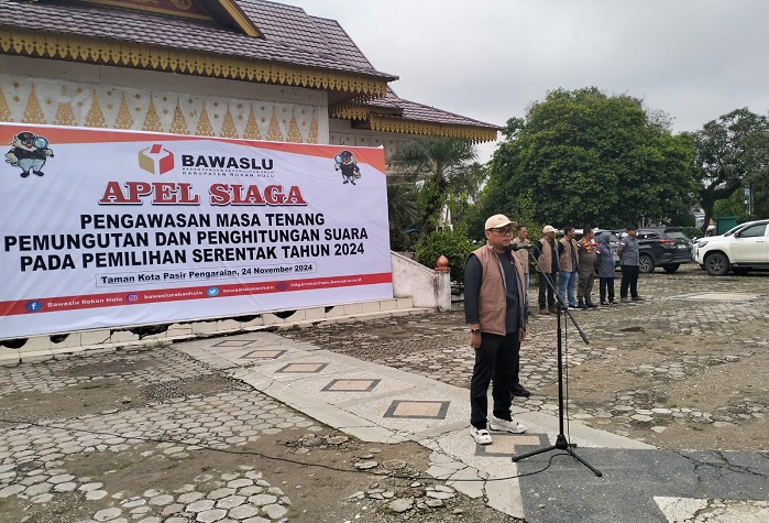 Bawaslu Rohul Gelar Apel Siaga Pengawasan