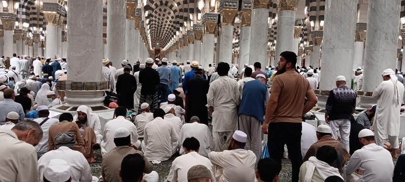 Jemaah Haji Kloter 3 dan 4 BTH Ziarah di Raudhan