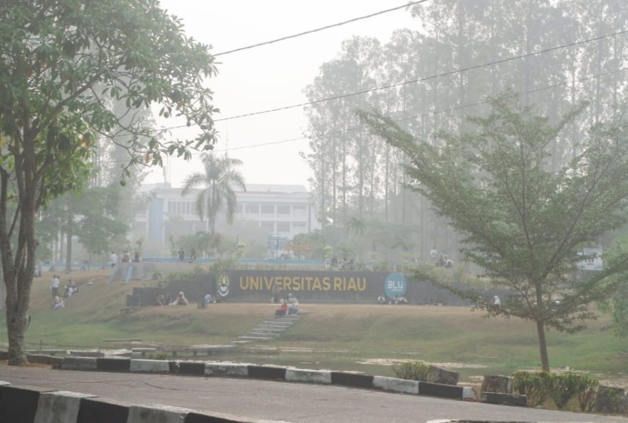 Dampak Karhutla, Unri Terapkan Kuliah Daring Selama Tiga Hari