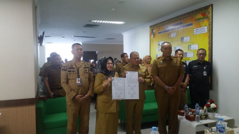 Sekdako Indra Pomi Pimpin Sertijab Kadis Ketapang