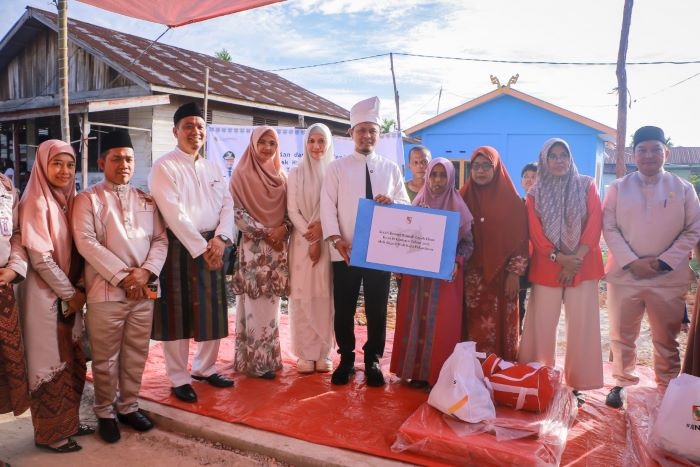 Pemko Salurkan Bantuan Sembako untuk 53 KK Tidak Mampu di Rumbai