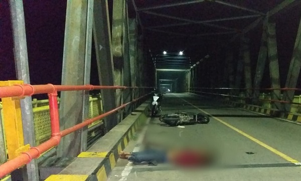 Lakalantas di Jembatan Kempas, Seorang Meninggal, Rekannya Luka Parah di Kepala