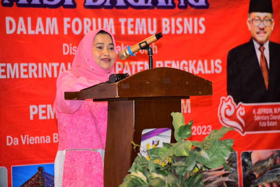 Bupati Kasmarni Yakinkan Eksportir Agar Tak Ragu Berbisnis di Kabupaten Bengkalis