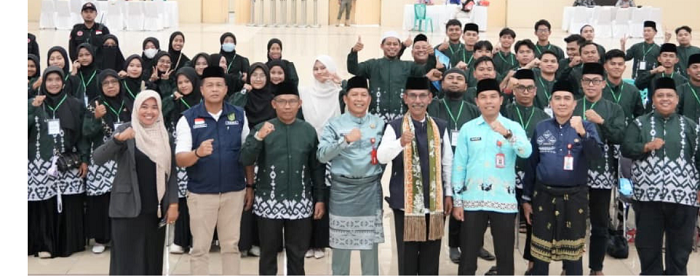 Meranti Jadi Kafilah MTQ Provinsi Riau Pertama yang Tiba di  Telukkuantan