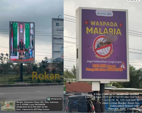 Videotron Percantik Wajah Kota Bagansiapiapi, Warga Bangga dengan Nuansa Modern