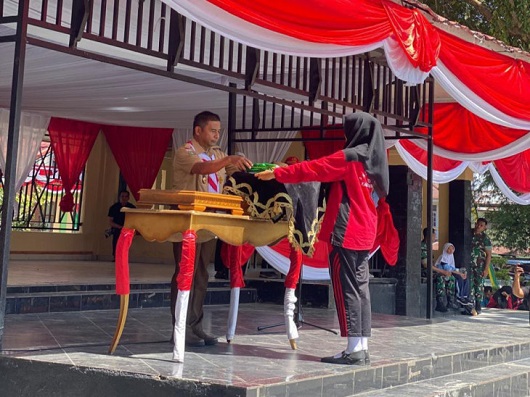 Bupati Kampar Pimpin Gladi Bersih Upacara detik-detik Proklamasi Kemerdekaan Republik Indonesia ke-80
