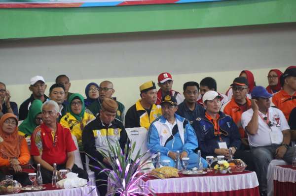Dukung Atlet Korpri Pekanbaru, Walikota Datang ke Bangka Belitung