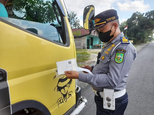 Razia di Kampar, Dishub Riau Tilang 82 Kendaraan