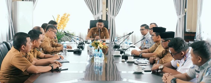 Pjs Bupati Kuansing Terima Kunjungan Jasa Raharja Cabang Riau Provinsi Riau