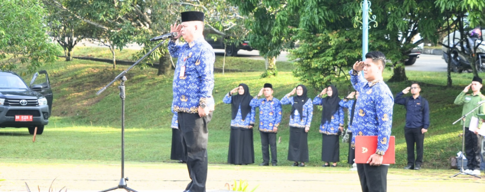 Plh. Sekda Kuansing Pimpin Upacara Hari Anak Nasional Ke-42