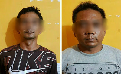 DUA PERAMPOK DI MAREDAN DIbekuk Polisi di Bukitbatu Bengkalis, Sejumlah BB Diamankan...