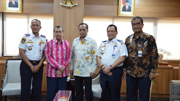 Gubri Audiensi Bersama Menteri  Perhubungan  RI Budi Karya Sumadi   di Jakarta