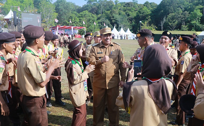 Bupati Siak Apresiasi Penyelenggaraan  Jambore Karhutla di Tahura SSH MInas