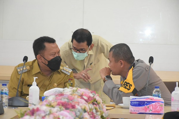 Pemkab dan Polres Kampar Lakukan MoU Pengelolaan Barang Milik Negara