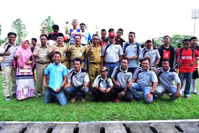 Sekda Inhil Hadiri dan Saksikan Partai Final Kejuaraan Sepakbola Pelajar Tingkat SLTP 2017