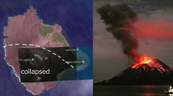 Picu Tsunami, Longsoran Anak Krakatau Bertambah Jadi 64 Hektare