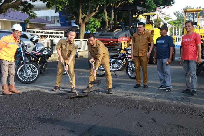 KEREN...Puluhan Ruas Jalan di Pekanbaru Mulus, Pemko Kebut Hingga Akhir Tahun