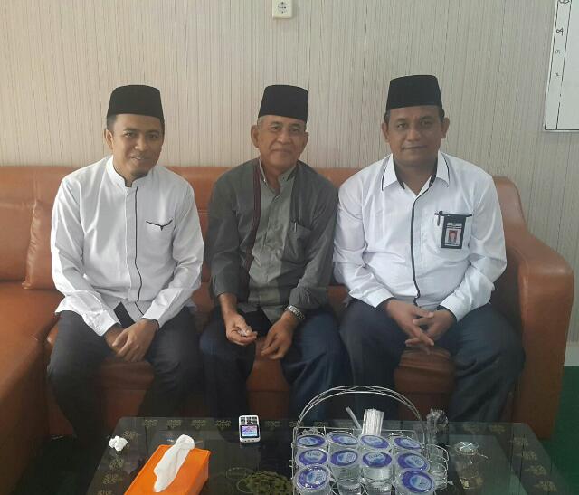 Jalin Silaturrahmi, Mantan Kemenag Sambangi Kantor Kemenag Pelalawan