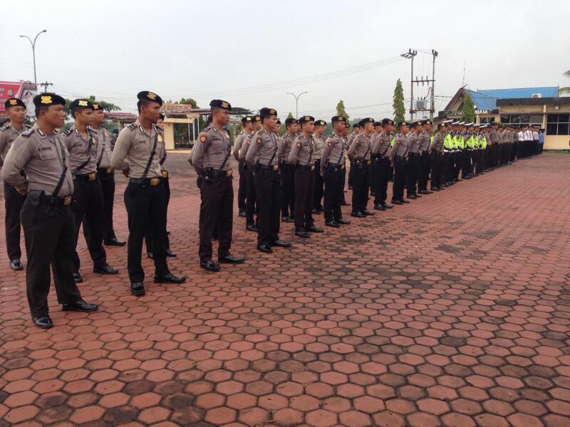 Polres Rohil Peringati Hari Lahirnya Pancasila ke-73