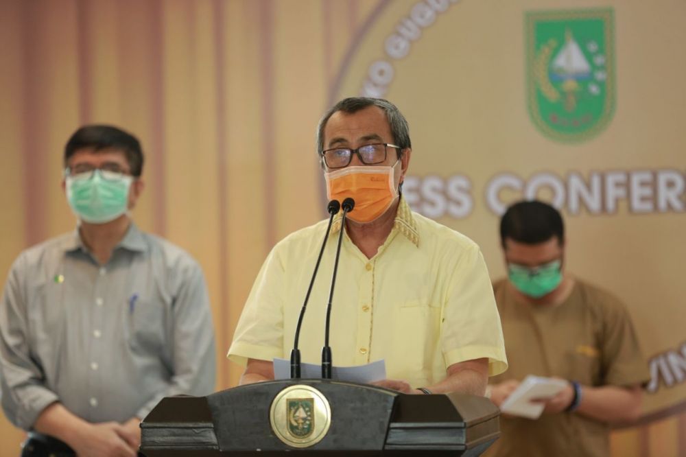 Gubernur Syamsuar Benarkan Persetujuan Menteri Kesehatan Soal PSBB di Lima Kabupaten dan Kota di Riau