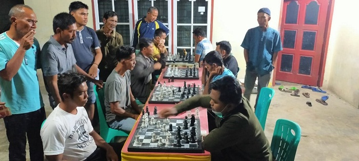 Pemuda dan LPM Sedinginan Gelar Turnamen Catur