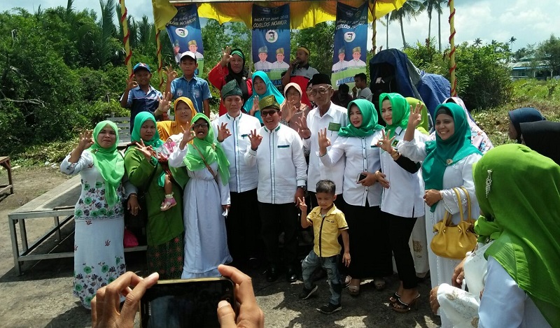 Di Kateman-Inhil, DR Firdaus ST MT Janji Bakal Lanjutkan Pembangunan Infrastruktur di Era Rusli Zainal 