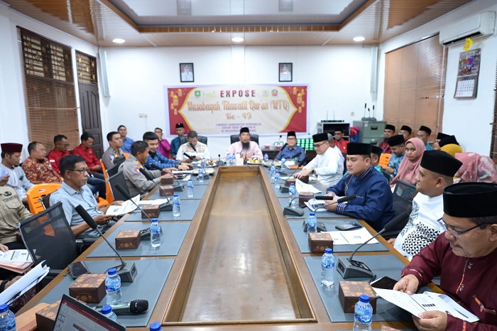 Jelang Pelaksanaan, Bupati Pimpin Ekspos Kesiapan MTQ Kabupaten ke-49 di Mandau