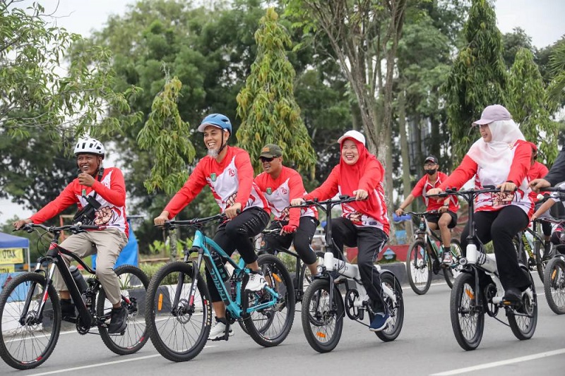 Fun Bike dan Riding Kebangsaan Diikuti Belasan Ribu Masyarakat Dumai