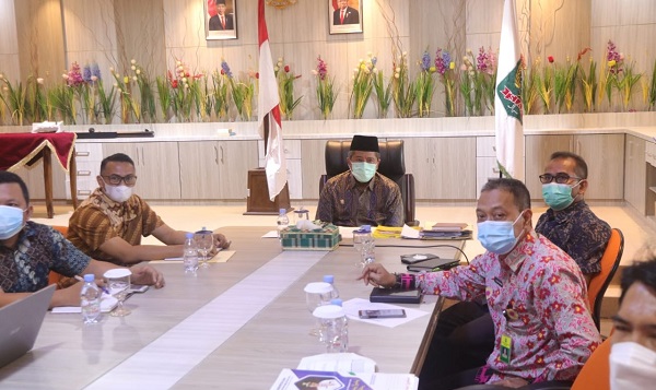 Bupati Siak Ikuti  Workshop Penilaian Kepatuhan Bersama  Ombudsman RI Perwakilan Riau