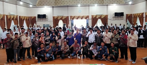 Panwaslu Kecamatan Bangko dan Sinaboi Lantik PTPS Kecamatan Sekaligus Pembekalan Bimtek