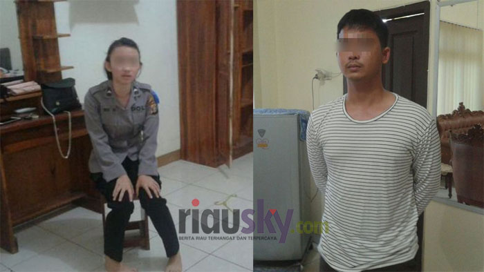 TERUNGKAP...Polwan Cantik Ini Ternyata Kabur dari Pos Pengamanan Natal, Digerebek Komandannya Lagi Mesum di Kamar Hotel