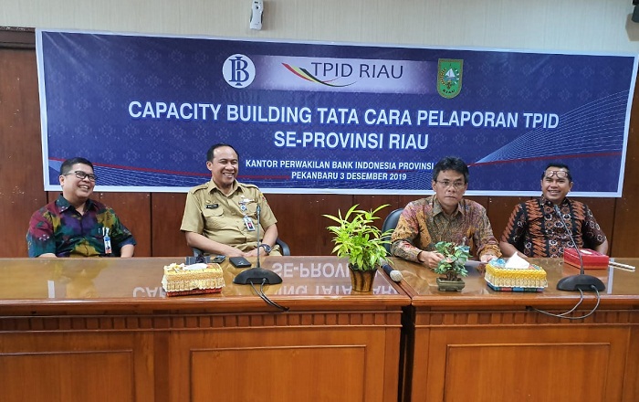 BI Gelar Capacity Building Tata Cara Pelaporan TPID Se-Provinsi Riau