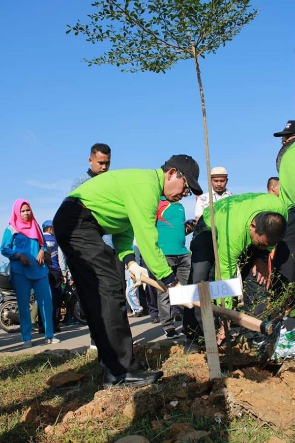 Sempena HPSN 2020, Pemkab Kuansing Gelar Goro di Pasar Modern