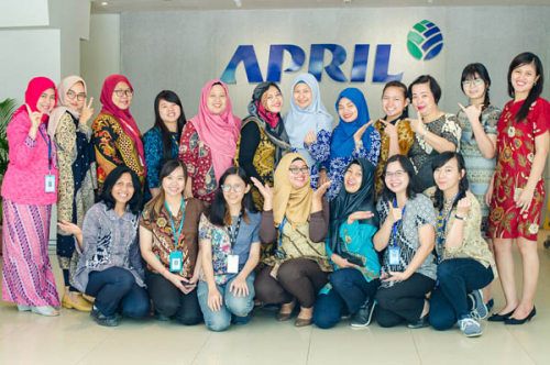 Hari Batik Nasional 2019, Karyawan RAPP Kompak Pakai Baju Batik