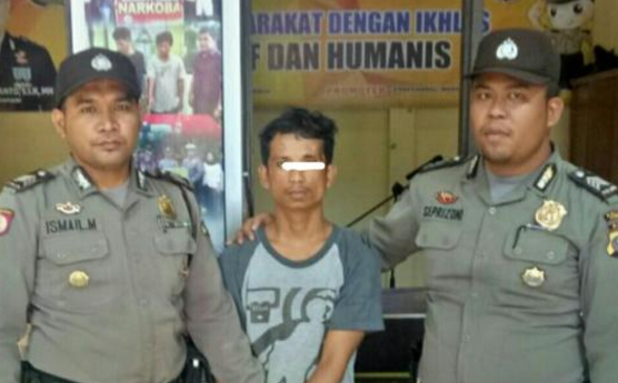 Aniaya Polisi dengan Tojok Sawit, Pria Ini Ditangkap Polsek Perhentian Raja