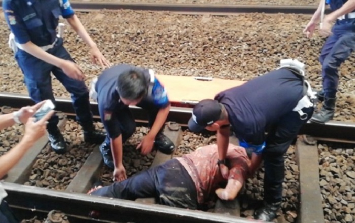 NGERI...Mabuk dan Tidur di Rel, Saut Hasibuan Tewas dengan Tangan dan Kepala Putus Dilindas Kereta Api