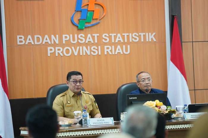 Pemprov Riau Manfaatkan Data BPS untuk Strategi Hilirisasi, Diversifikasi dan Ekspor Produk
