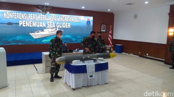 Ini Penjelasan TNI AL Soal Penemuan 'Drone' di Selayar, Namanya Seaglider