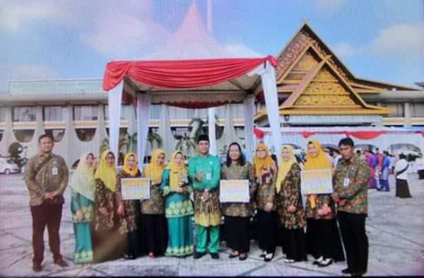 Kelurahan Tobek Godang Raih Juara Satu PHBS Tingkat Provinsi Riau