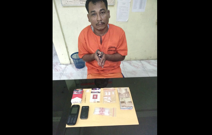 Gara-gara Narkoba, Polres Rohil Tangkap Lomo Nasution