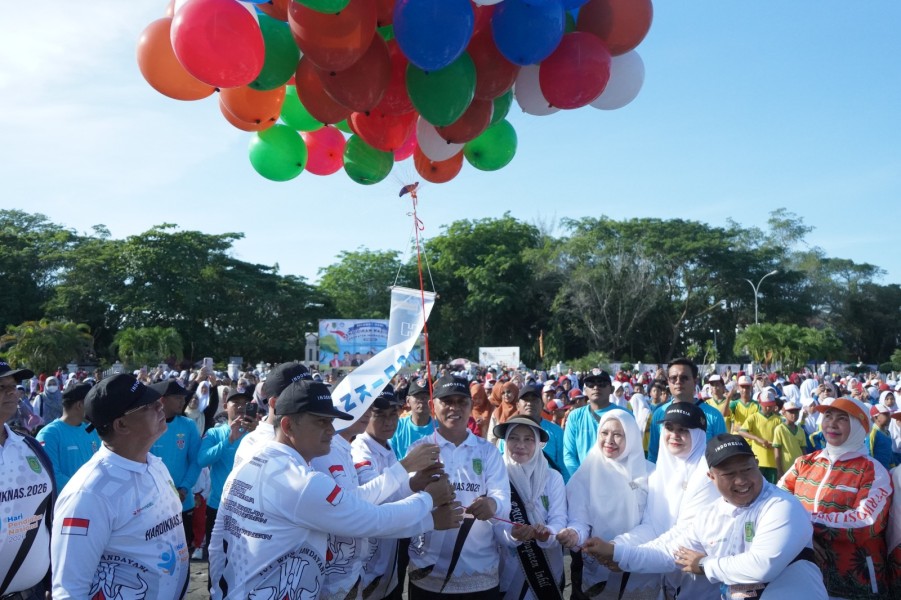 Canangkan Hardiknas 2026, Bupati Inhil Herman Ajak Siswa Jadi Pencipta Teknologi Berintegritas