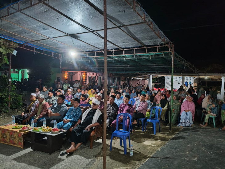 Pemerintah Desa Empat Balai Gelar Tabligh Akbar dan Peringatan Isra’ Mi’raj Nabi Muhammad SAW