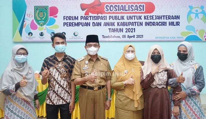 Dirikan Puspa, Bupati Inhil  HM Wardan Berharap Bisa Beri Perlindungan Terhadap Perempuan dan Anak