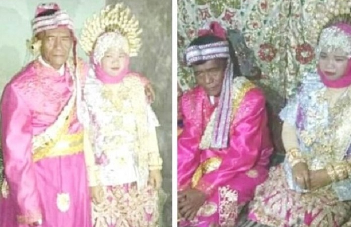 TUA-TUA KELADI... Dengan Mahar Rp27 Juta, Kakek Ini 'Sukses' Taklukkan Hati Gadis Cantik 17 Tahun 