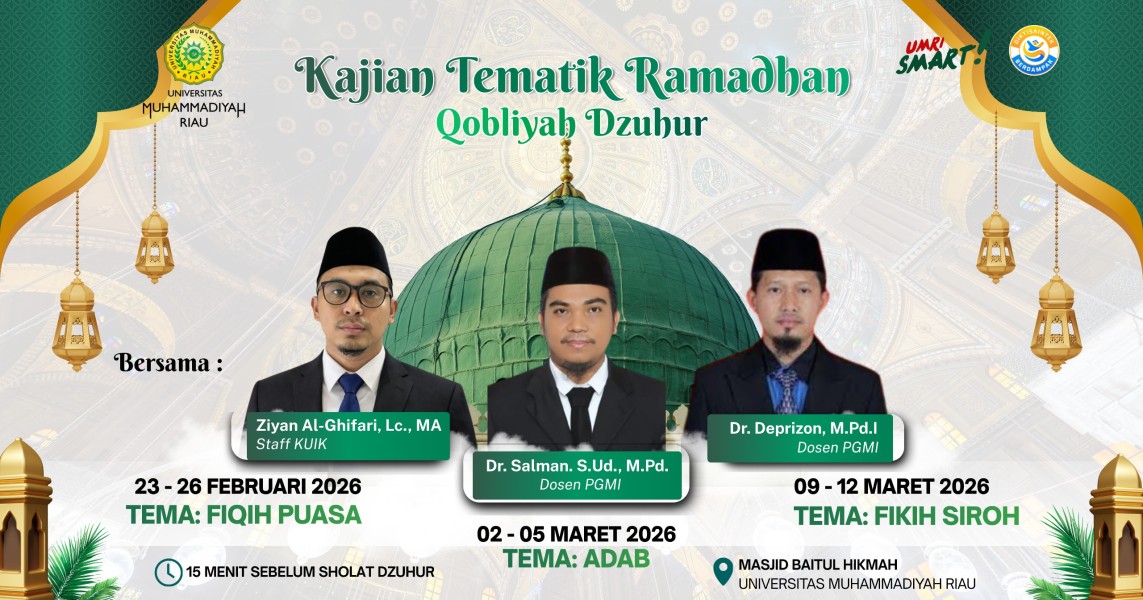 UMRI Gelar Kajian Tematik Ramadhan 1447 Hijriyah; Perkuat Keimanan Civitas Akademika