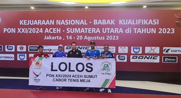 Empat Atlet Tenis Meja Putri Riau Lolos ke PON Aceh-Sumut 2024