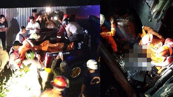 6 Kios, 1 Ruko,  2 Petak Rumah dan Seorang Meninggal Dunia Dalam Kebakaran  di Jalan Delima Malam Tadi