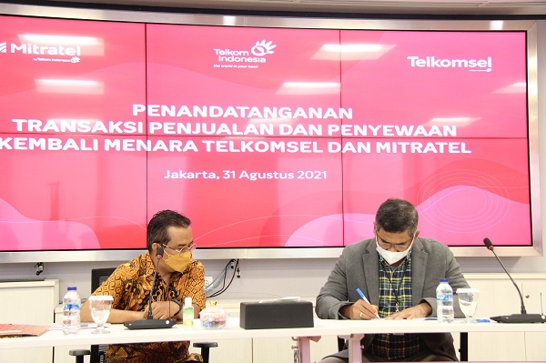 Telkomsel dan Mitratel Kembali Lakukan  Alih Kepemilikan 4.000 Menara Telekomunikasi   