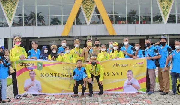 Tiba di Pekanbaru, Atlet Paralimpik Riau Bawa Pulang 22 Medali Emas, 31 Perak, 36 Perunggu