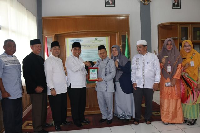Kakan Kemenag Kampar Sambut Kunjungan Rombongan Kemenag Bintan
